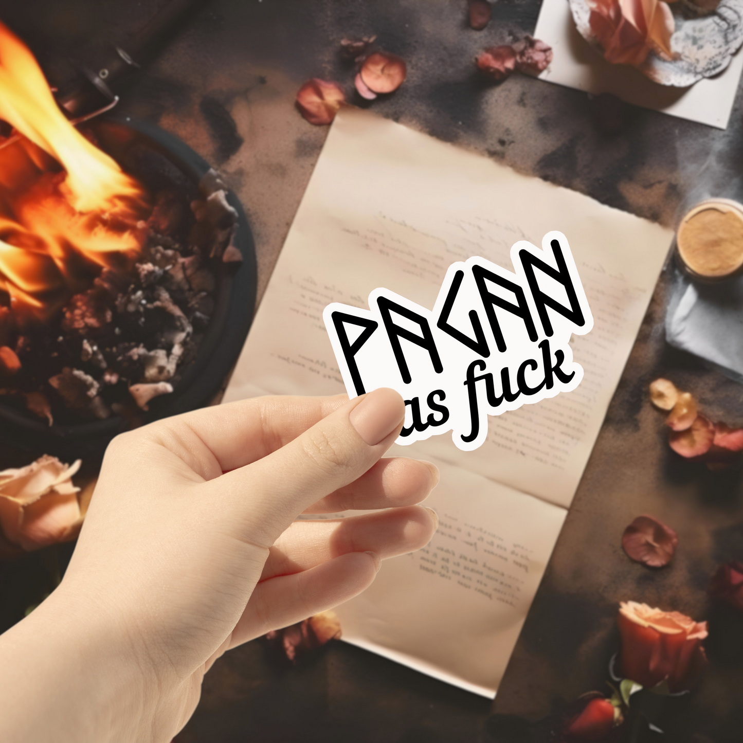 Pagan as Fuck Sticker