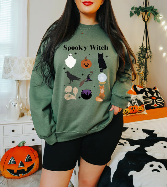 Spooky Witch Sweatshirt