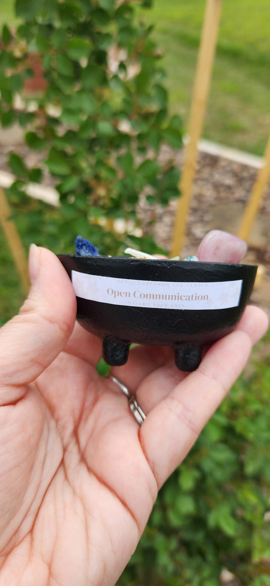 Open Communication Mini Cauldron Soy Candle