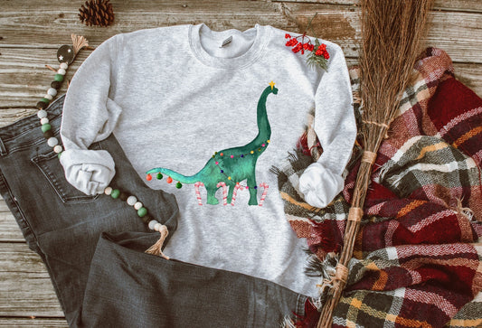 Christmas Dino Sweatshirt